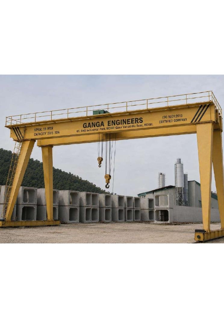 Goliath gantry crane